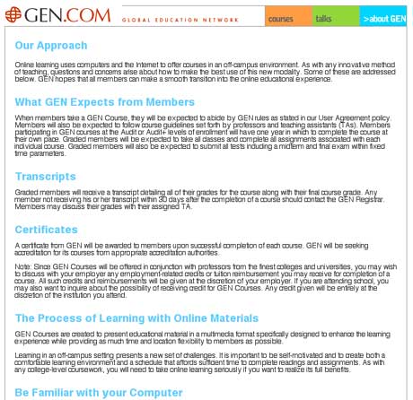 GEN.com content page